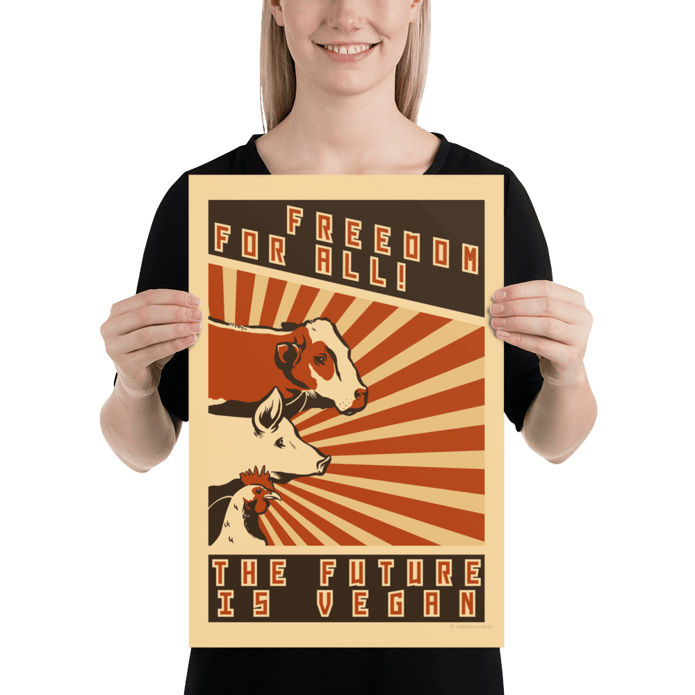 'The Future is Vegan' Poster
