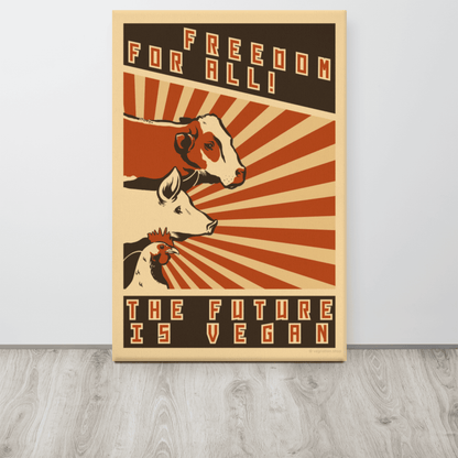 'The Future is Vegan' Canvas