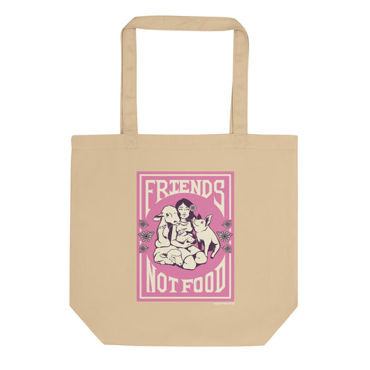 'Friends not Food' Tote Bag - Veg Nation