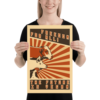 'The Future is Vegan' Poster