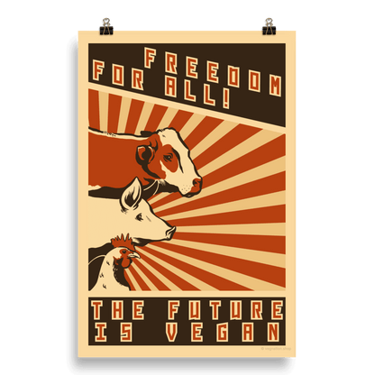 'The Future is Vegan' Poster