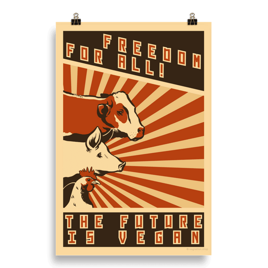 'The Future is Vegan' Poster