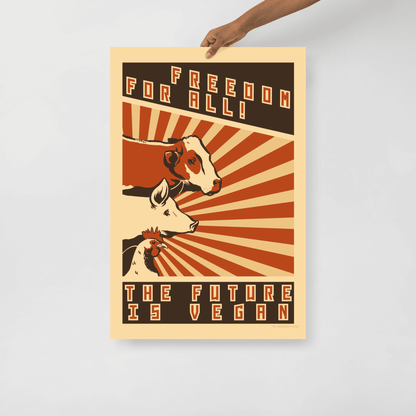 'The Future is Vegan' Poster